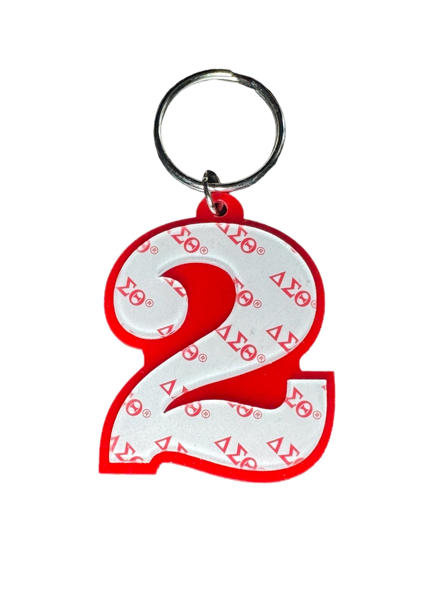 Delta Sigma Theta Line Number Keychains