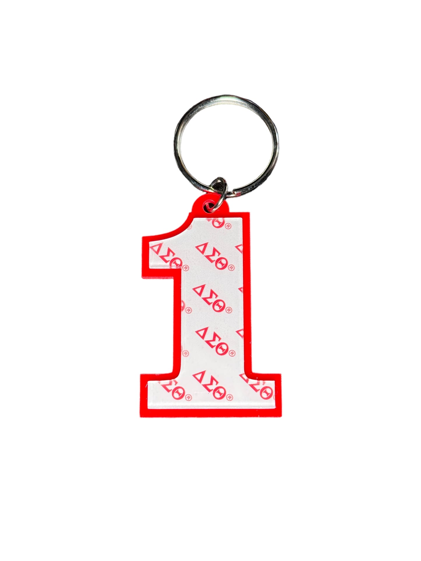 Delta Sigma Theta Line Number Keychains
