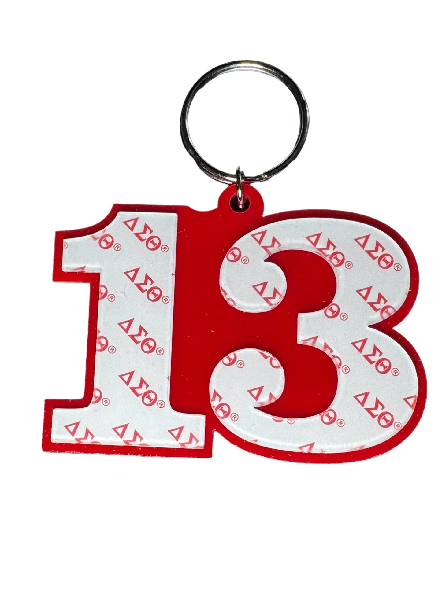Delta Sigma Theta Line Number Keychains
