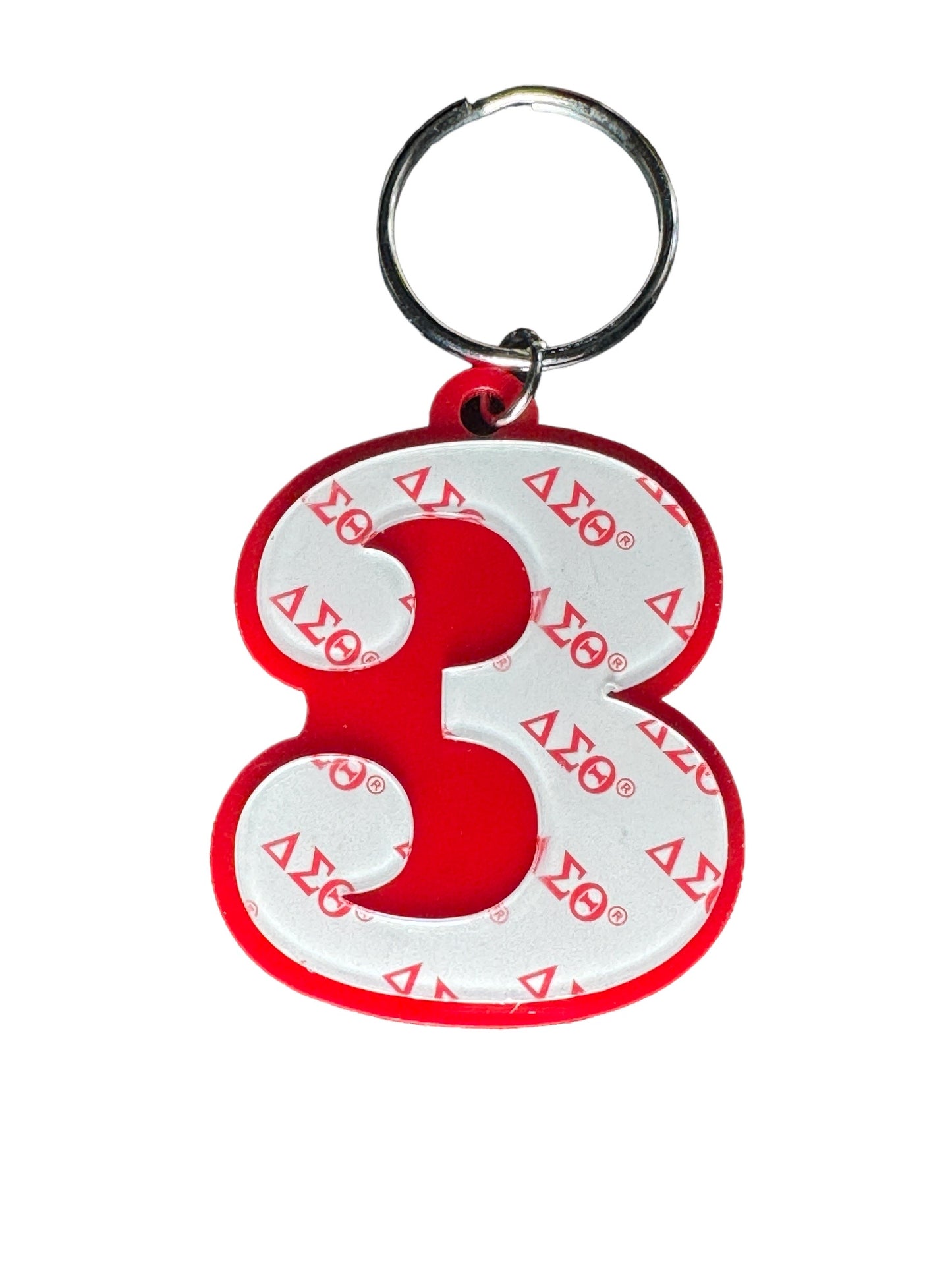 Delta Sigma Theta Line Number Keychains