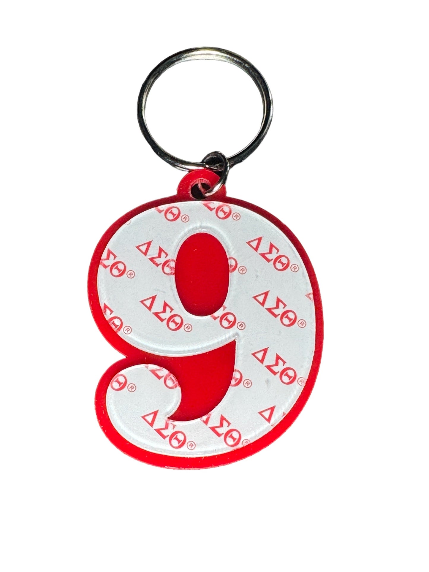 Delta Sigma Theta Line Number Keychains