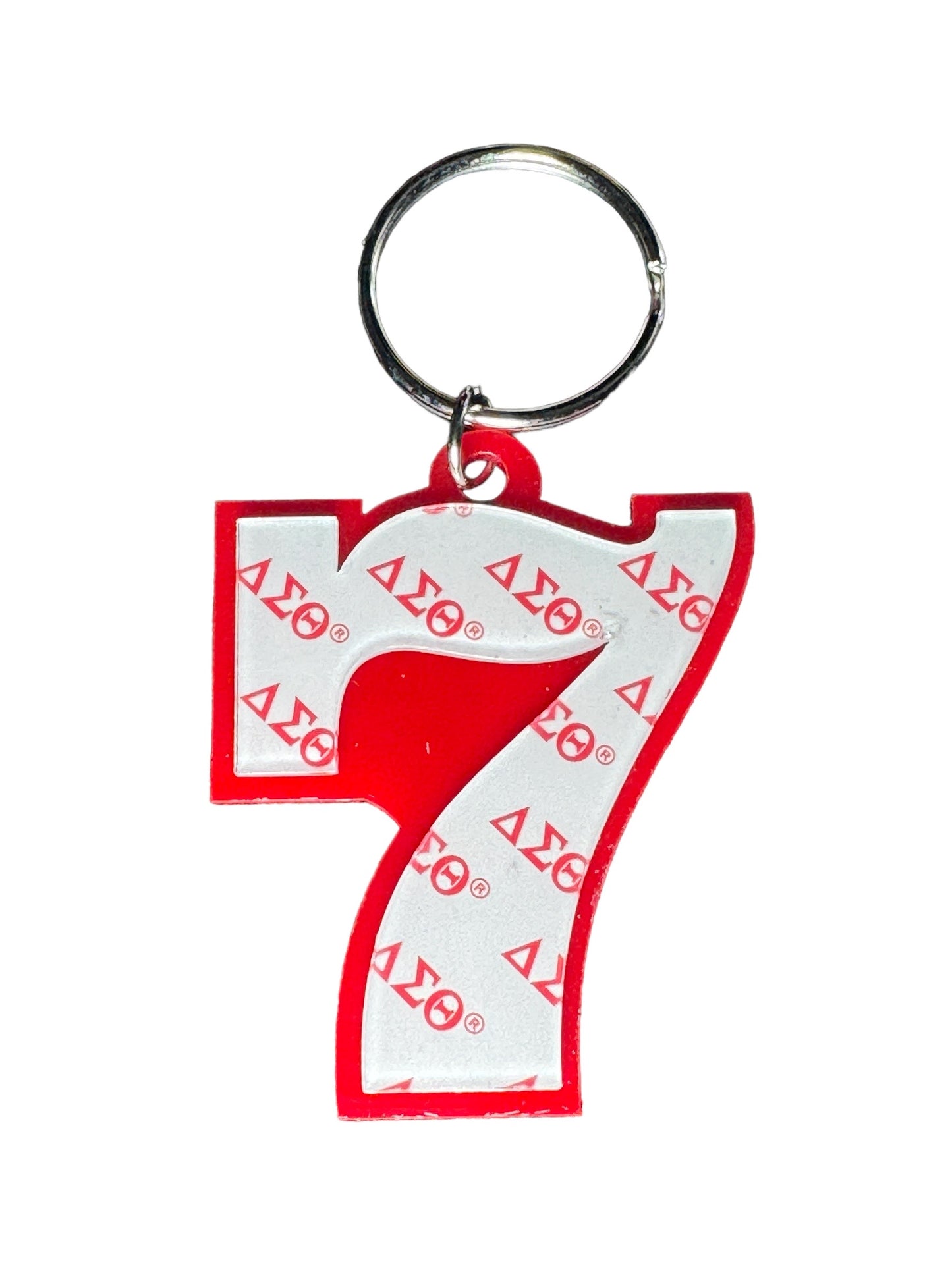Delta Sigma Theta Line Number Keychains