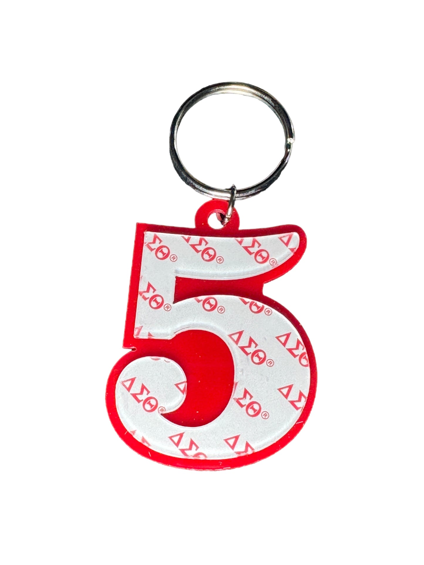 Delta Sigma Theta Line Number Keychains