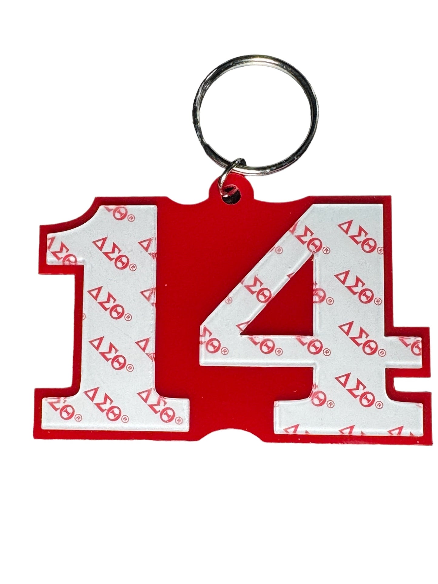 Delta Sigma Theta Line Number Keychains