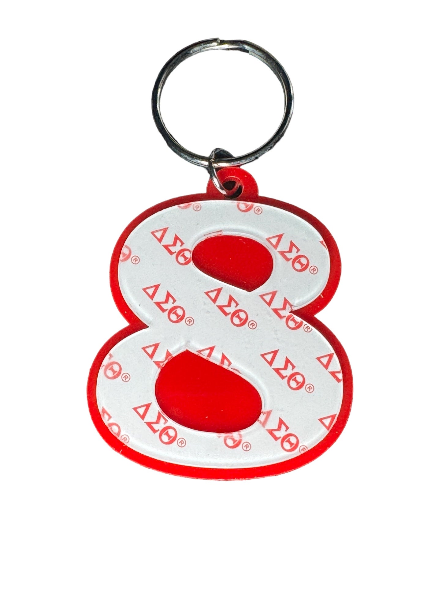 Delta Sigma Theta Line Number Keychains