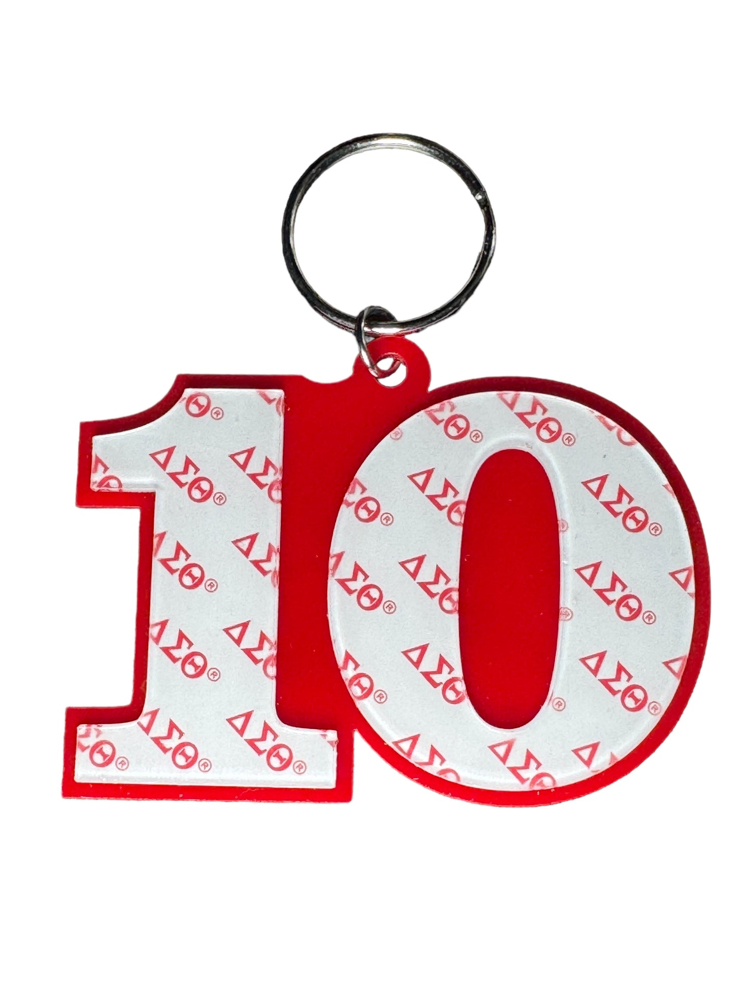 Delta Sigma Theta Line Number Keychains