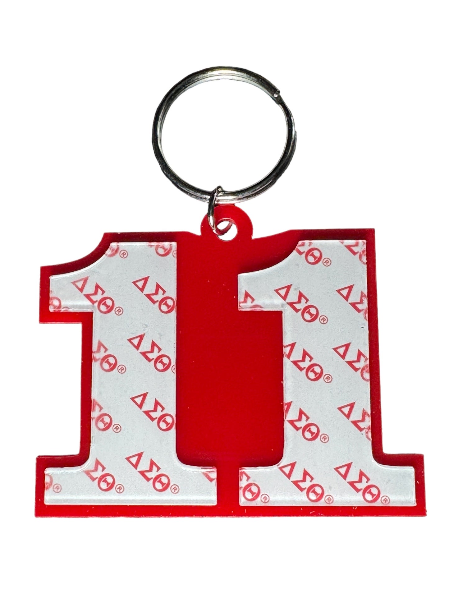 Delta Sigma Theta Line Number Keychains