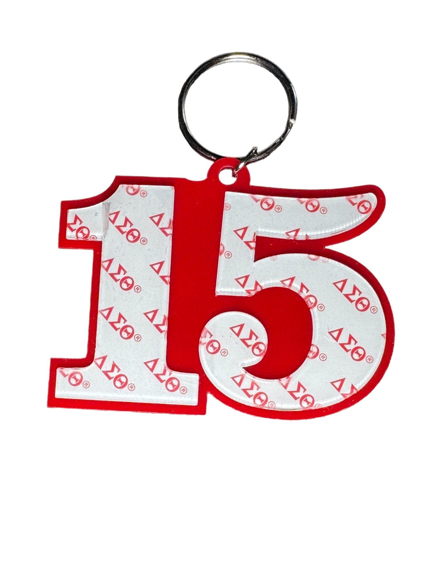 Delta Sigma Theta Line Number Keychains