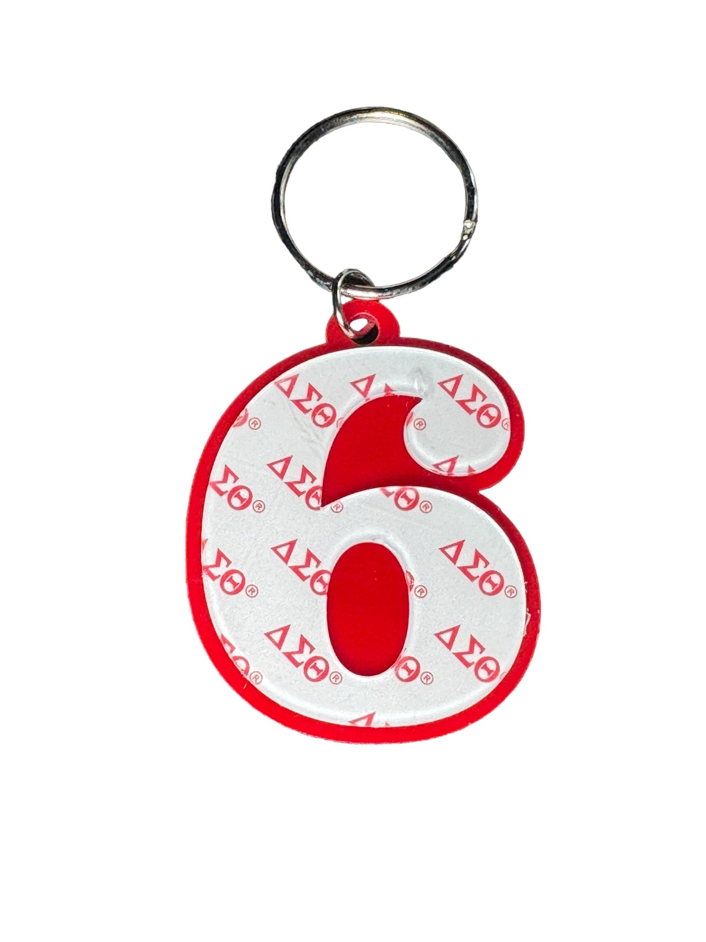 Delta Sigma Theta Line Number Keychains