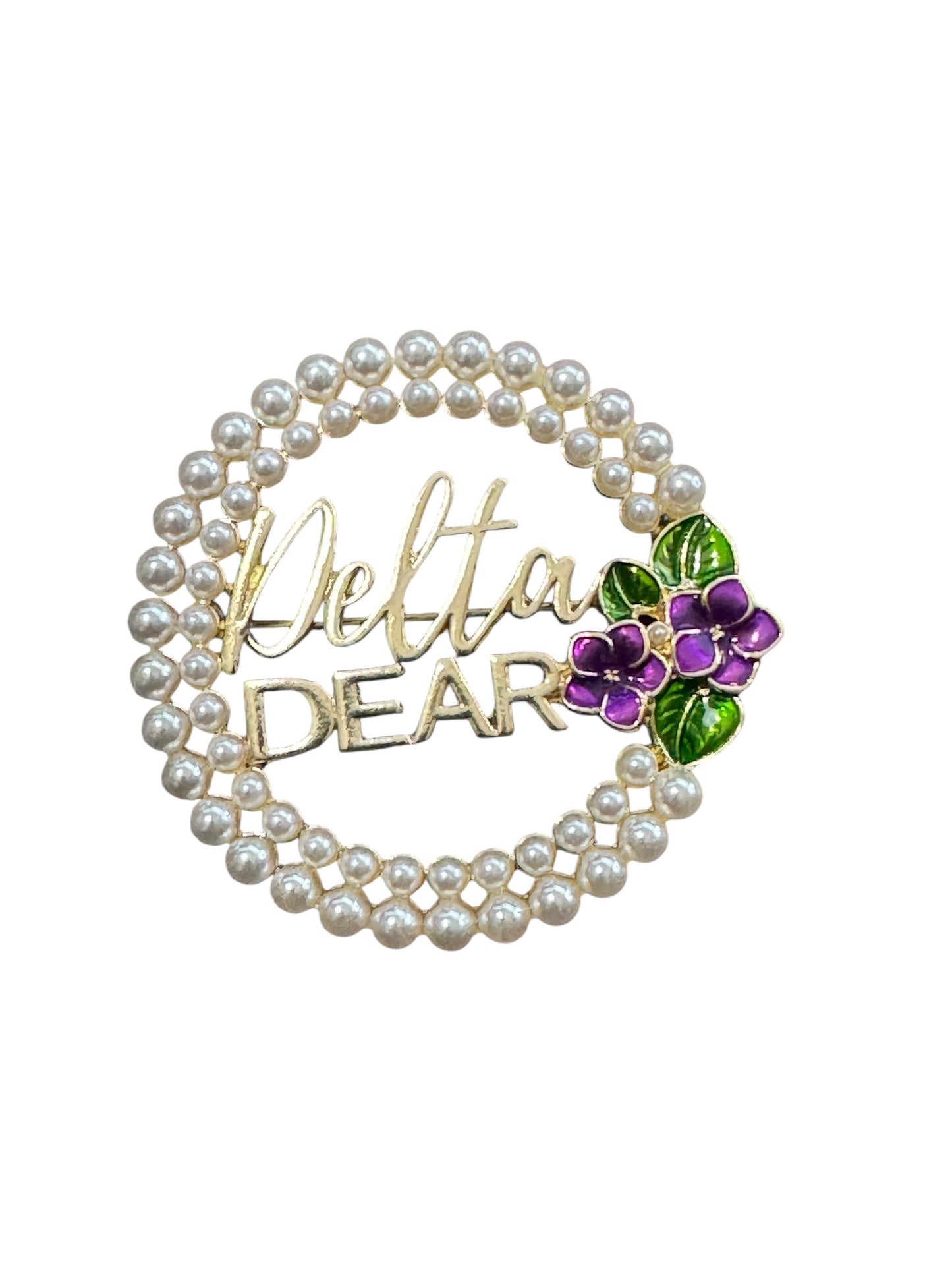 Delta Dear Brooch