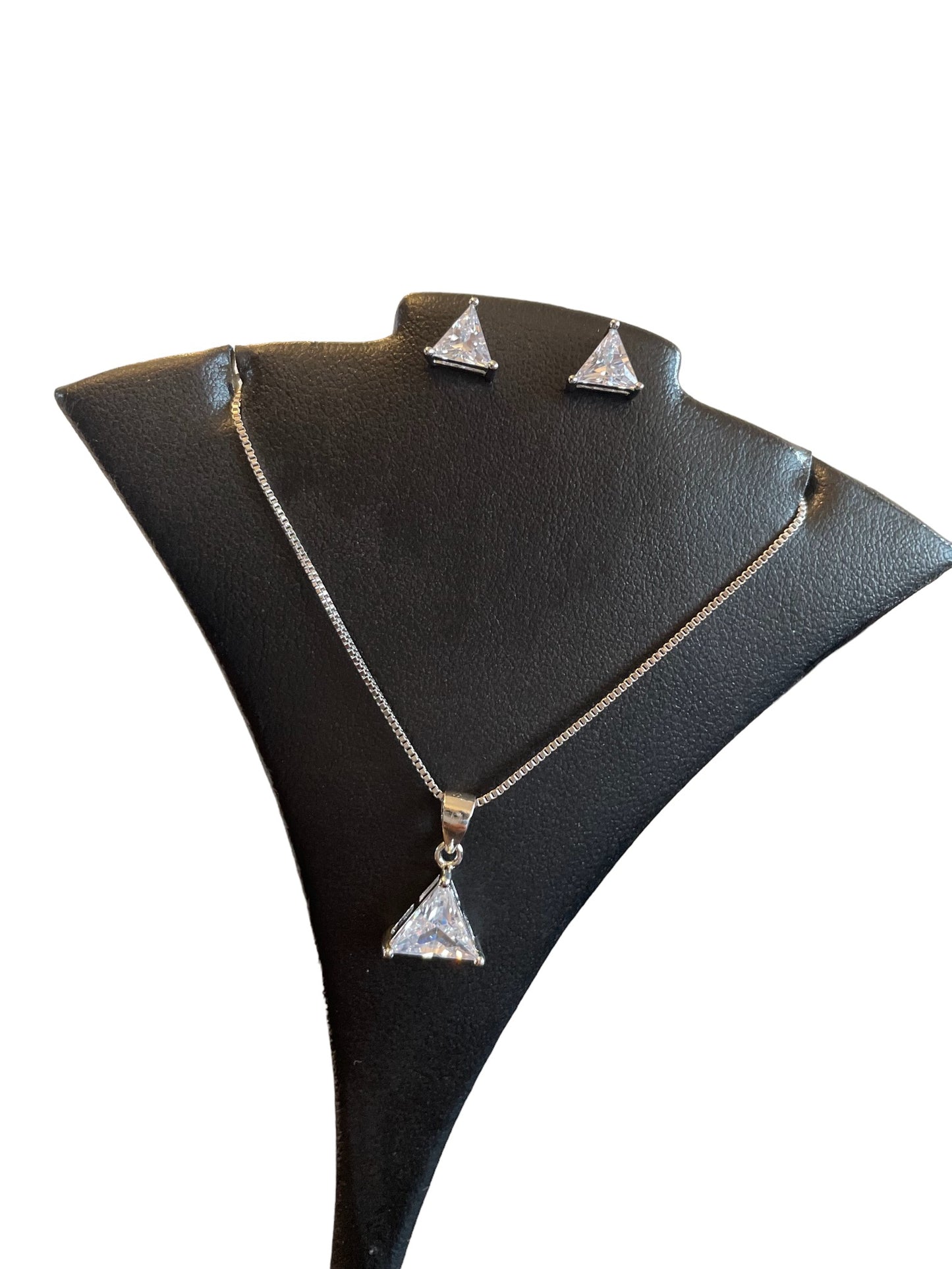 Sterling Pyramid Solitaire Set