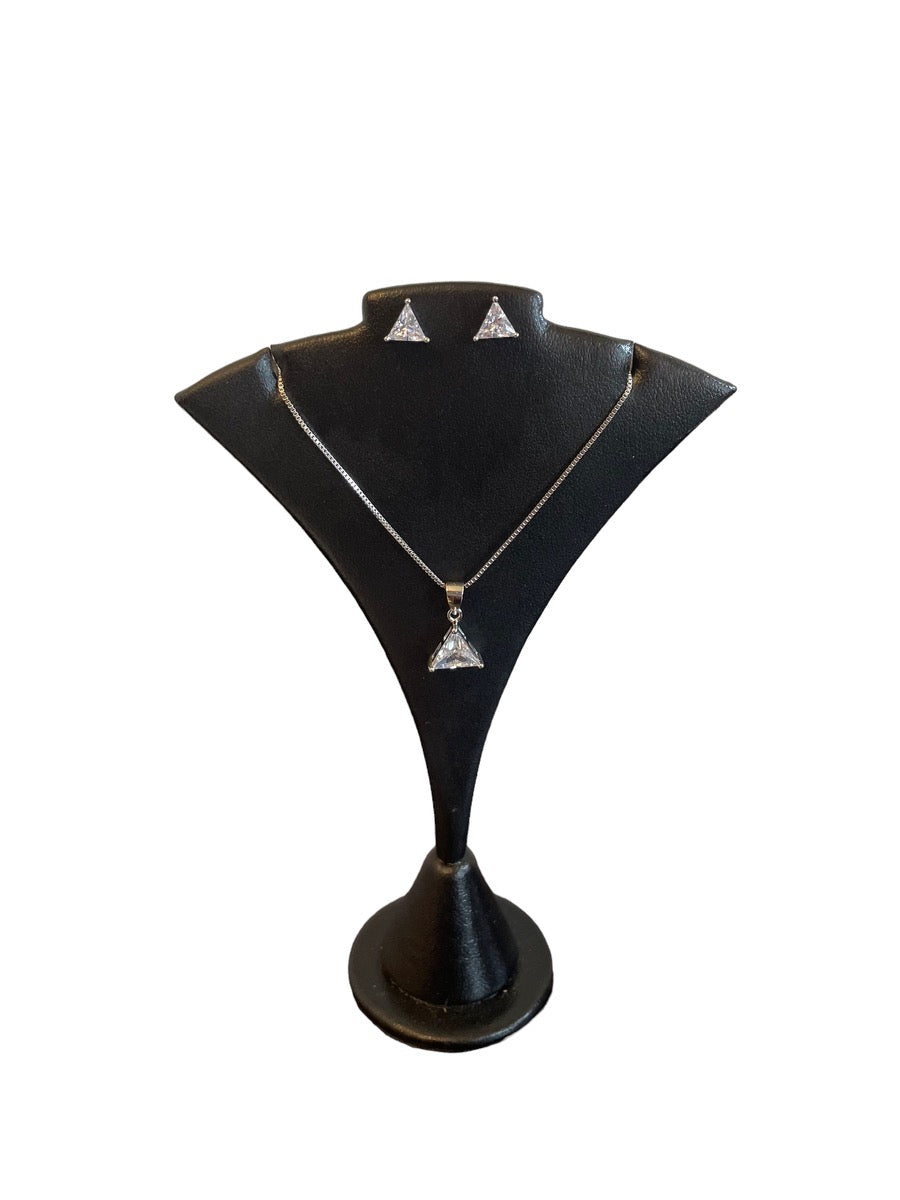 Sterling Pyramid Solitaire Set