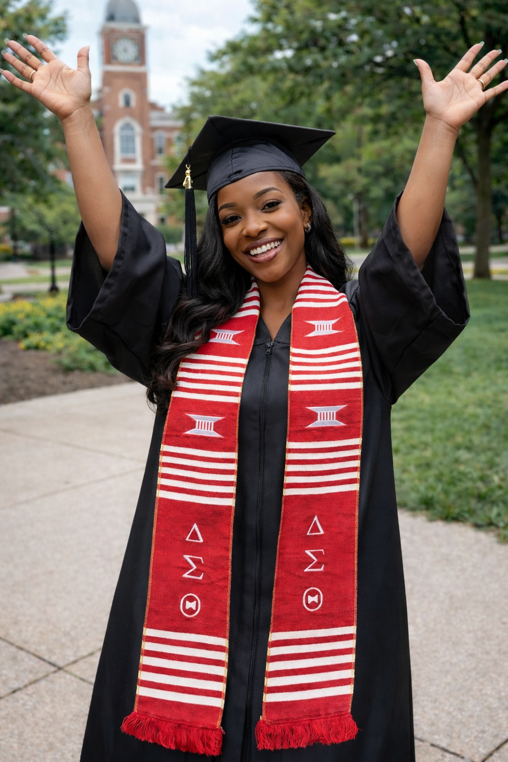 Delta Sigma Theta Kente Stole