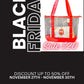 Black Friday Delta Clear Tote $20
