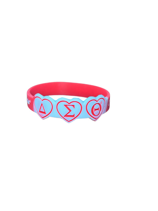 Crimson Hearts Bracelet