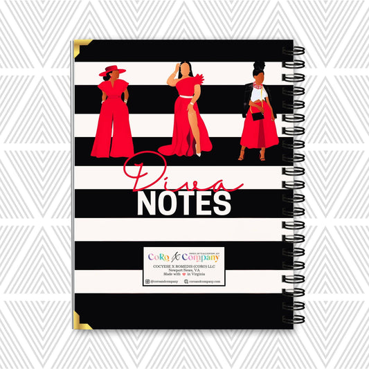 Crimson Diva Notebook