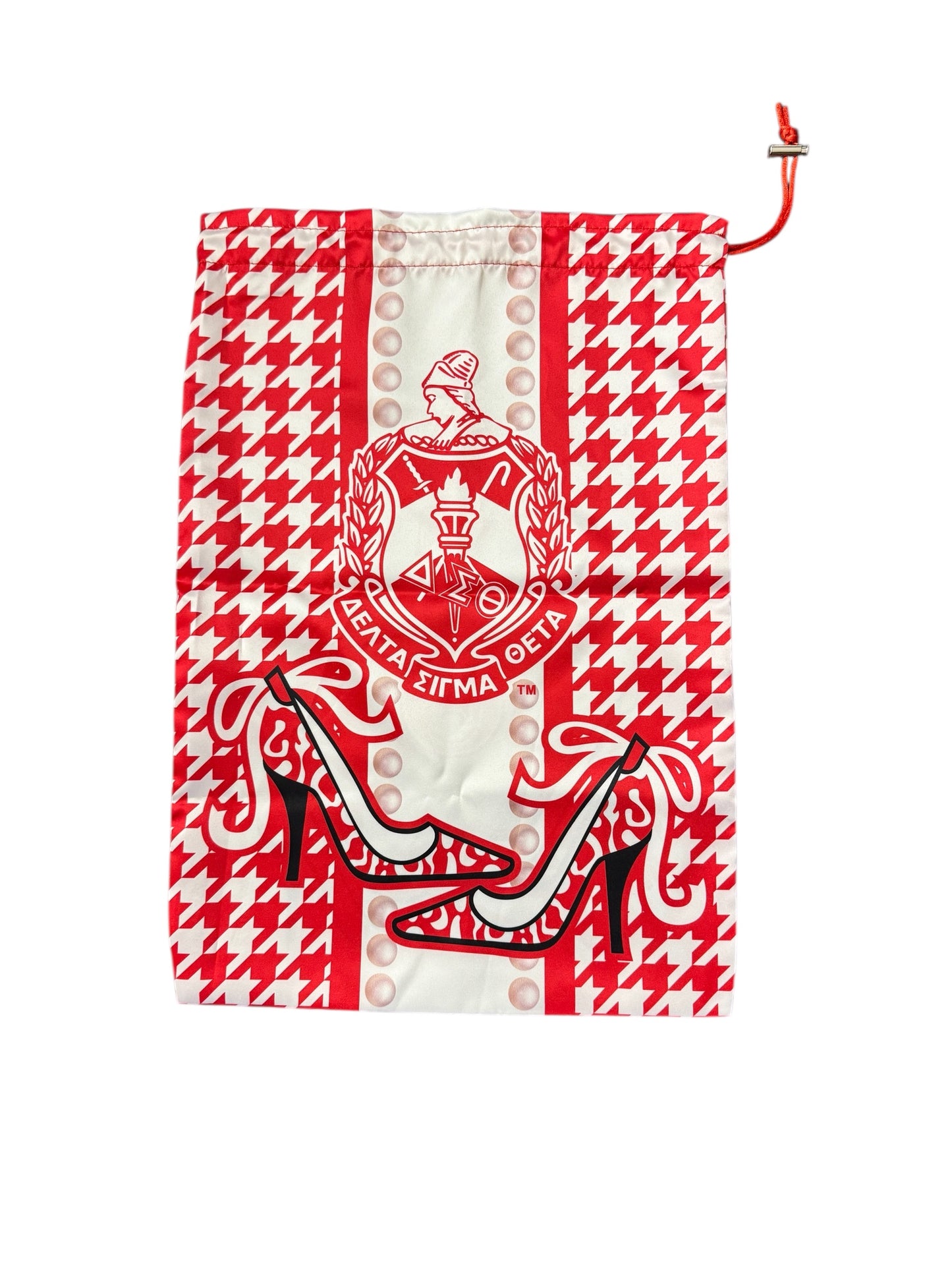 Crimson Voyage Shoe Bag