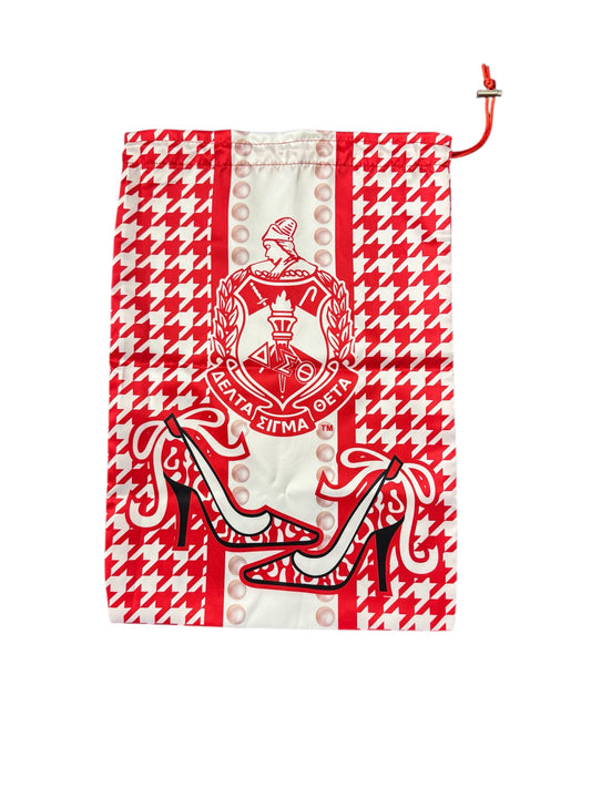 Crimson Voyage Shoe Bag