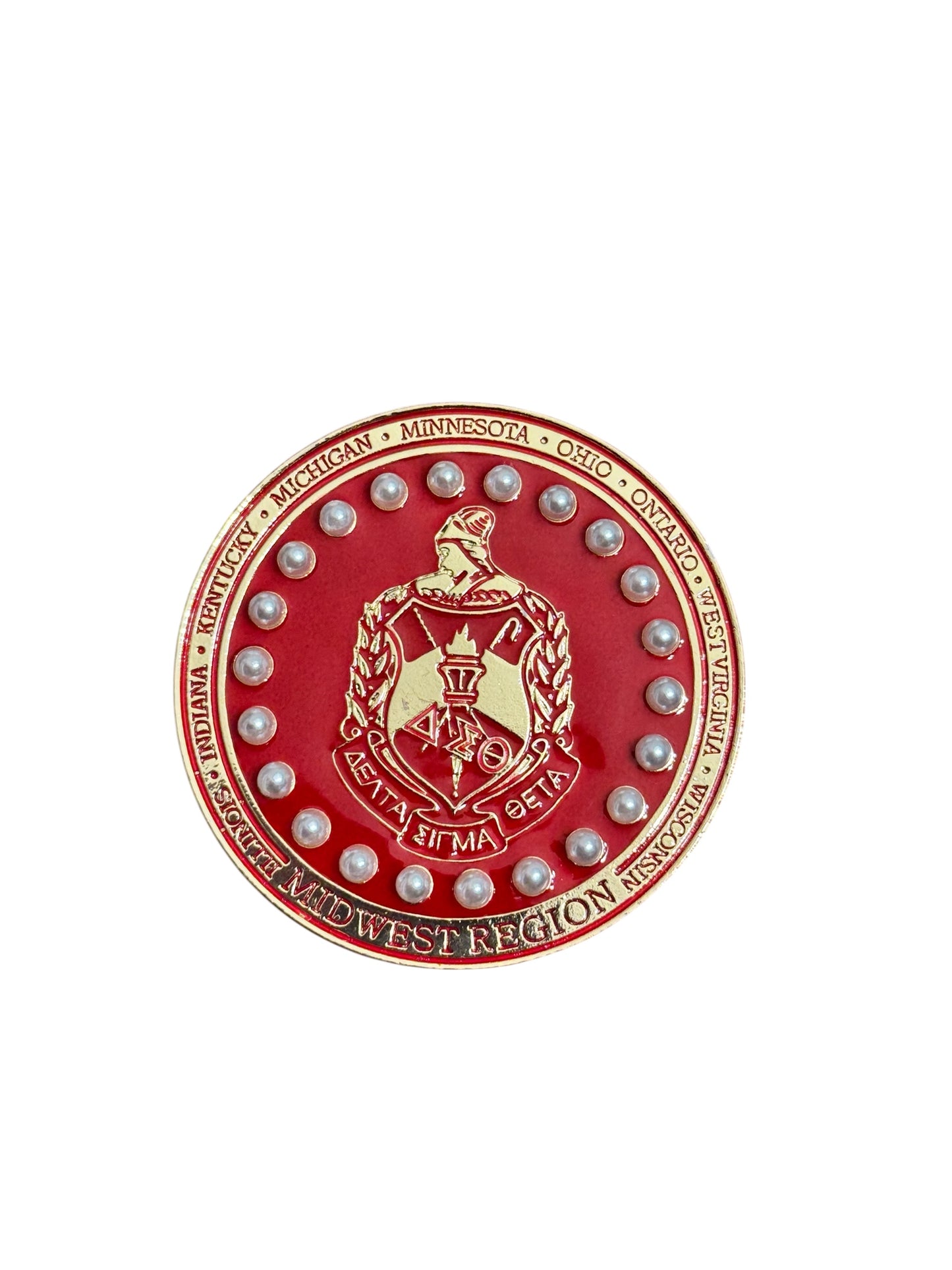 Pearls of The Midwest Magnetic Brooch