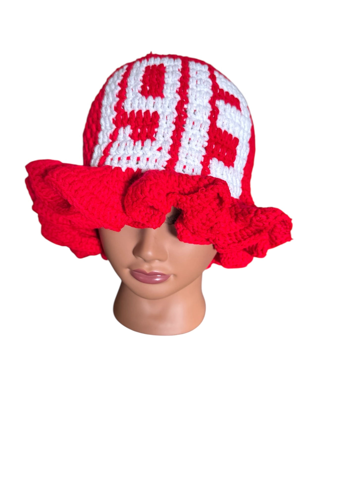 DST Crotchet Ruffle 1913 Bucket Hat