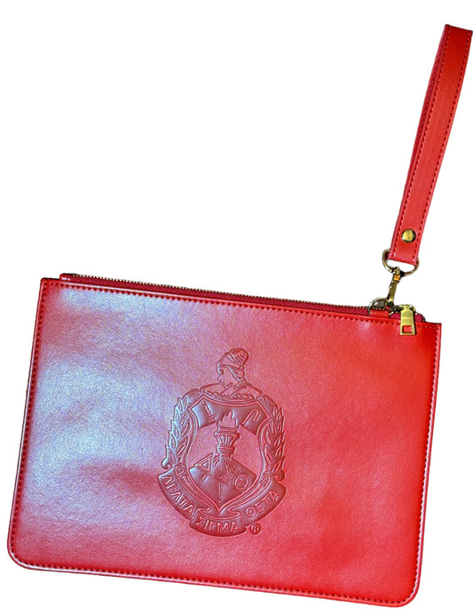 Delta Red Wristlet