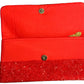 Hand Beaded Delta Clutch