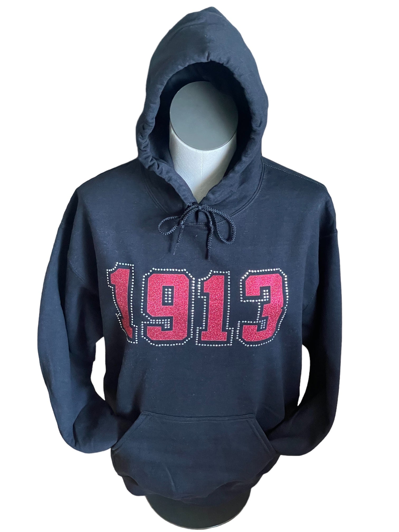 1913 Dazzling Hoodie – Lovesome Red