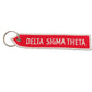 Delta Jet Tag Keychain