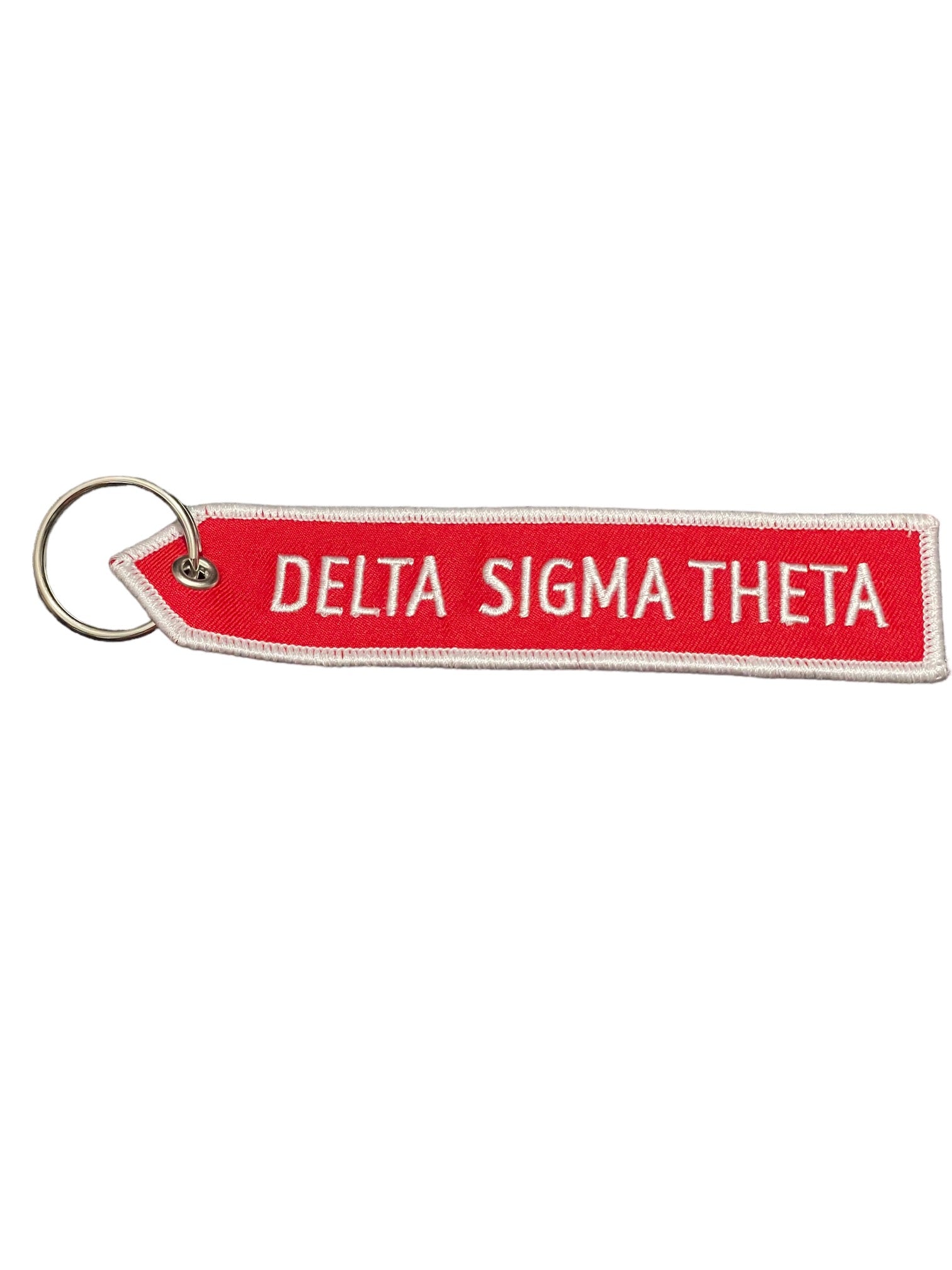Delta Jet Tag Keychain – Lovesome Red
