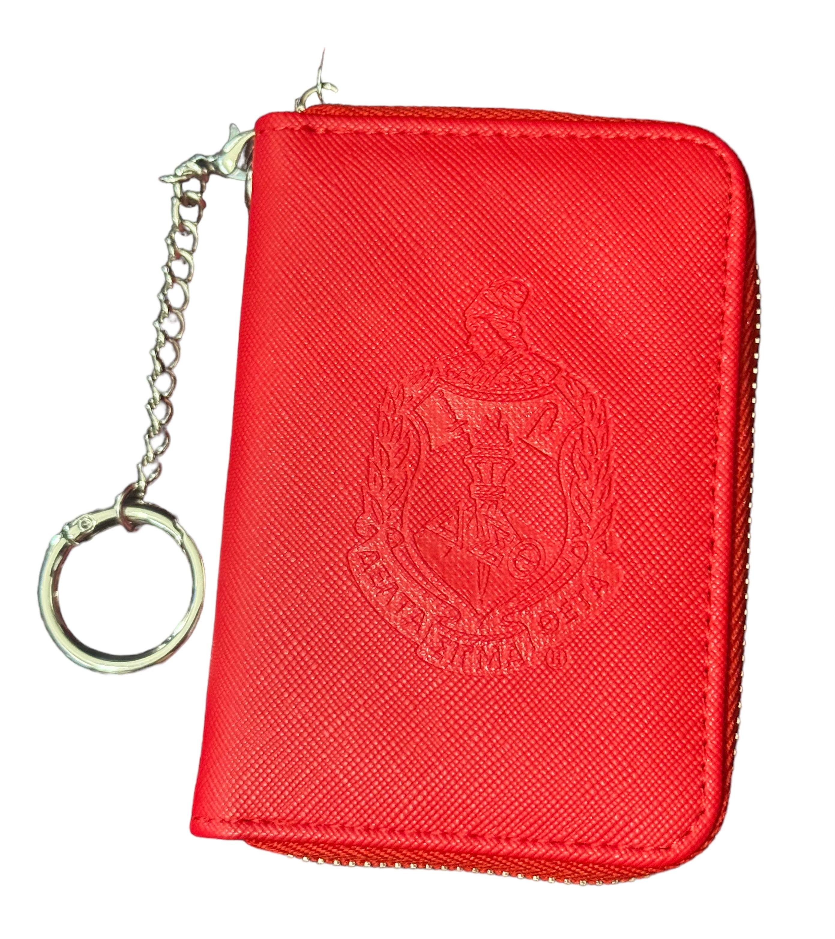 Delta Crest Credit Card Wallet – Lovesome Red