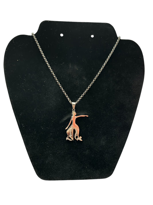 Forward With Fortitude Stainless Necklace