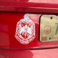 Delta Sigma Theta Crest Car Magnet