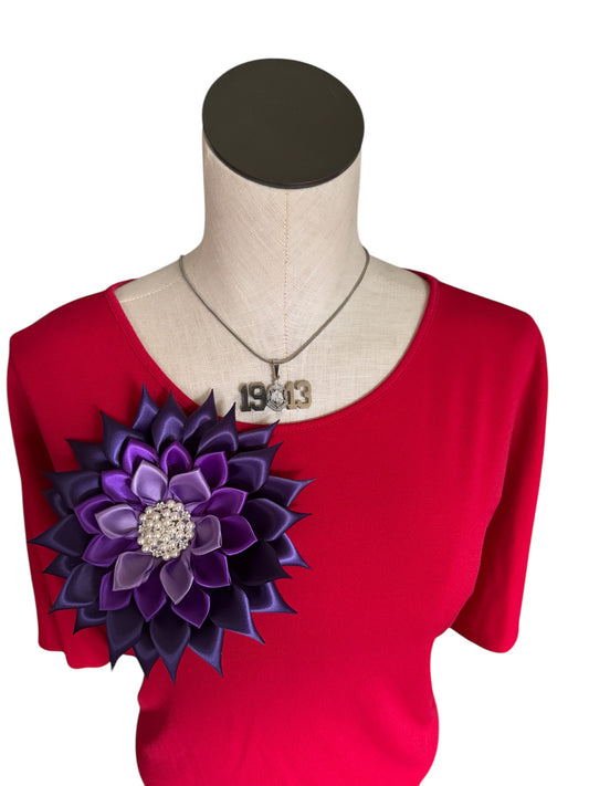 Grand Gradient Violet Corsage