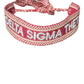 Delta Sigma Theta Woven Friendship Bracelet