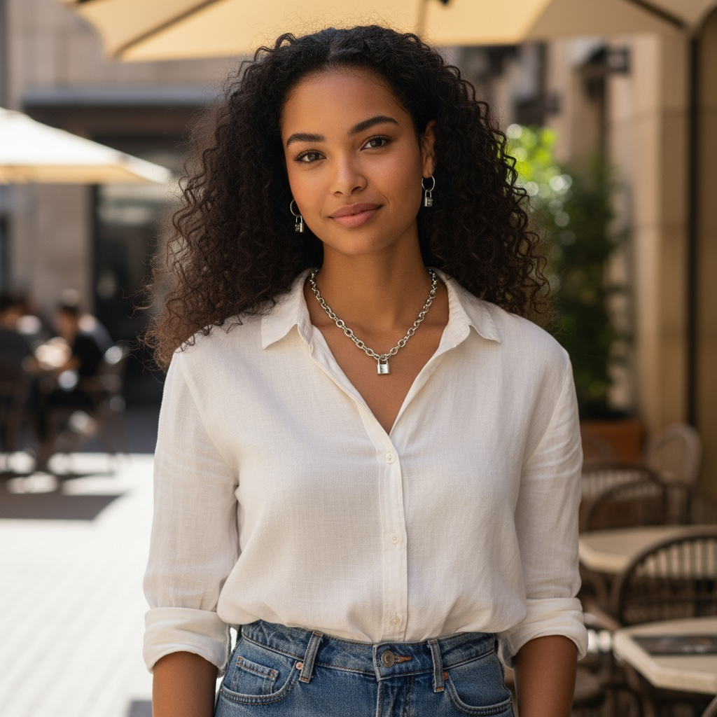 Locked in Sisterhood - Necklace & Earring Set