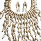 Handcrafted Cowrie Shell Large Bib Necklace