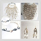 Handcrafted Cowrie Shell Large Bib Necklace