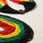 Pan-African Flag Colorblock 100 Strand Necklace