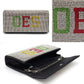 OES Colors Rhinestone Flap Snap Clutch Bag