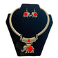 A Touch of Crimson Necklace Set